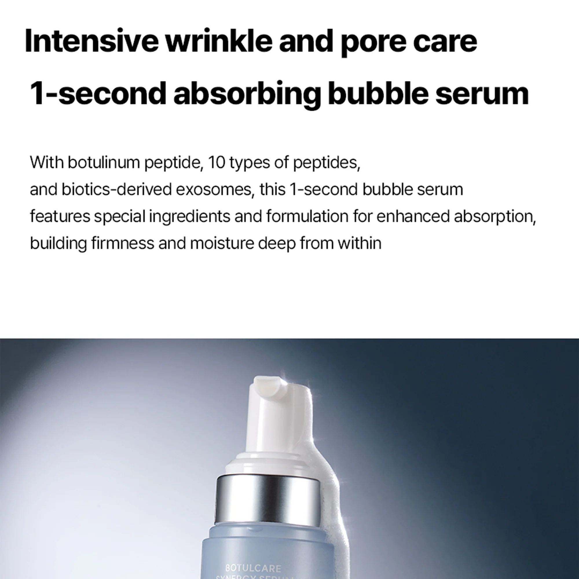 Arocell 1 Second Absorbing Bubble Serum for Wrinkles, Pores & Skin Firming - Image 4