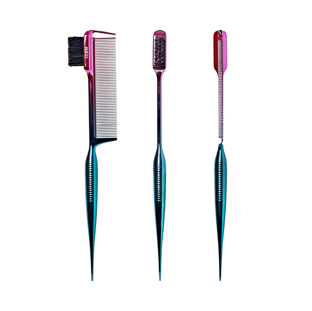 RED by KISS 100% Boar Bristle 3-in-1 Edge & Parting Comb - Image 12
