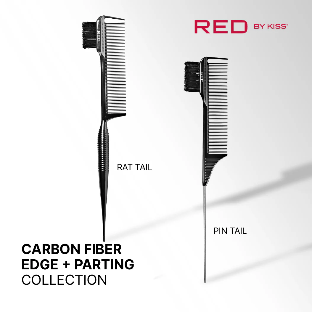 RED by KISS 100% Boar Bristle 3-in-1 Edge & Parting Comb - Image 19