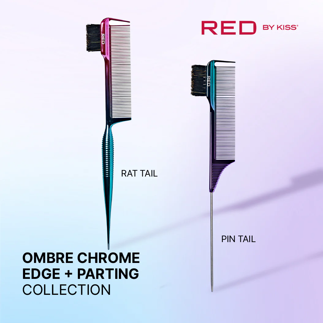 RED by KISS 100% Boar Bristle 3-in-1 Edge & Parting Comb - Image 21