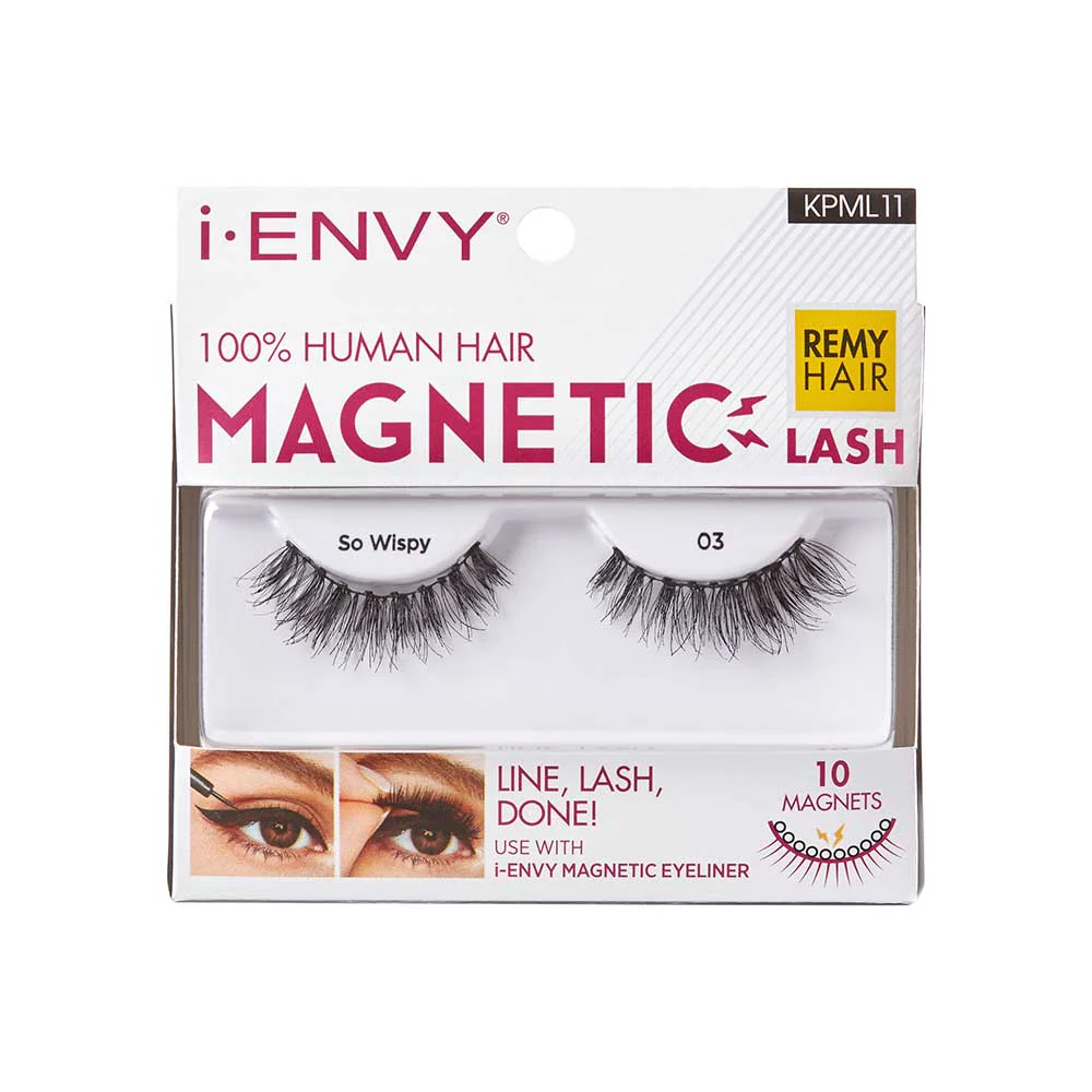 I-ENVY 100% Human Hair Strip Magnetic Lashes - Image 7