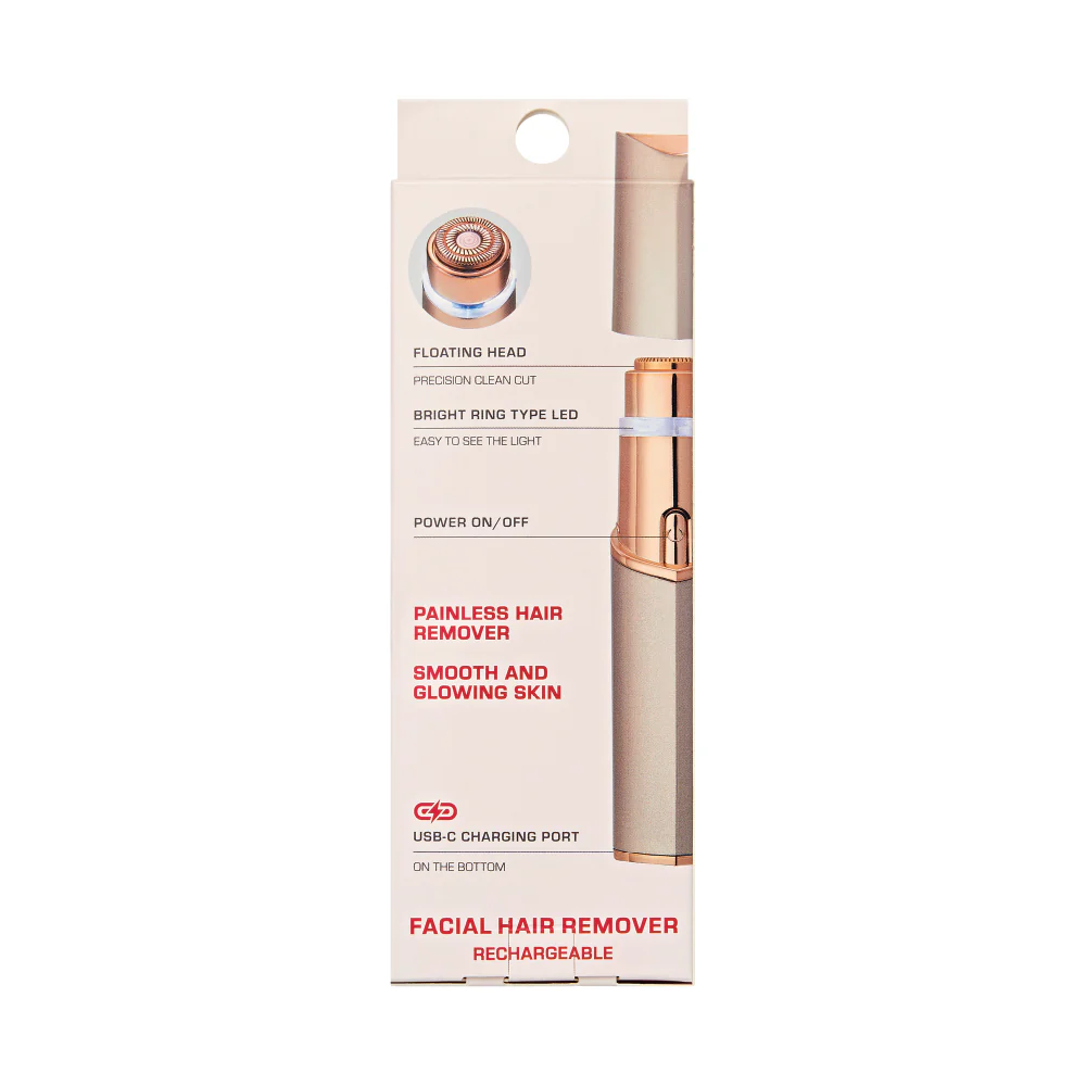 RED by KISS 18K Gold Rechargeable Facial Hair Remove - Image 12