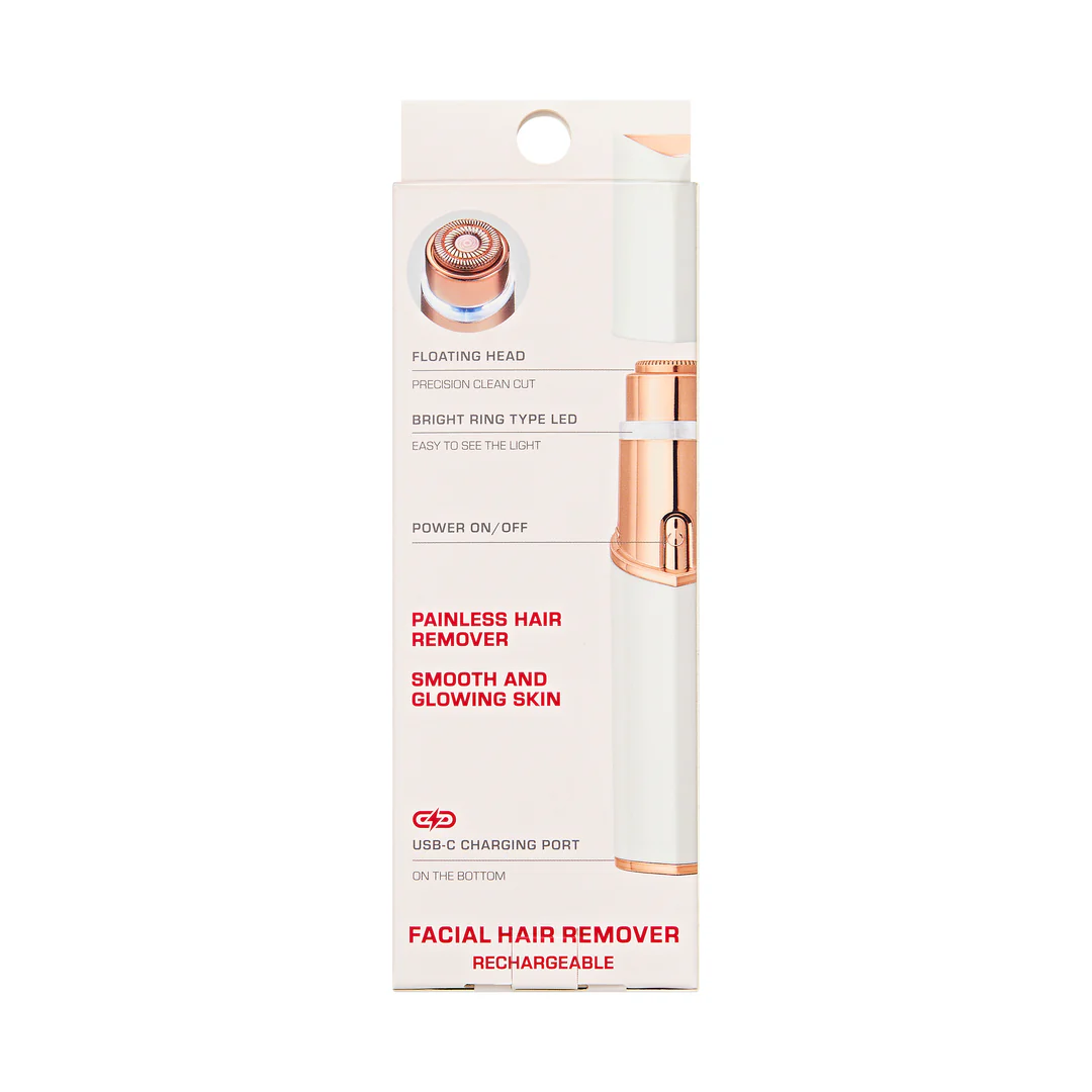 RED by KISS 18K Gold Rechargeable Facial Hair Remove - Image 13
