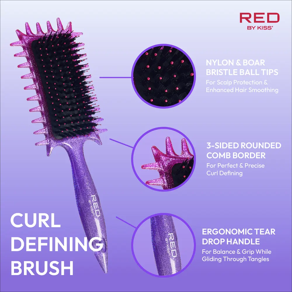 SKALA 2-in-1 Curl Treatment Cream (35.3oz) & Detangling & Curl Defining Brush - Image 4