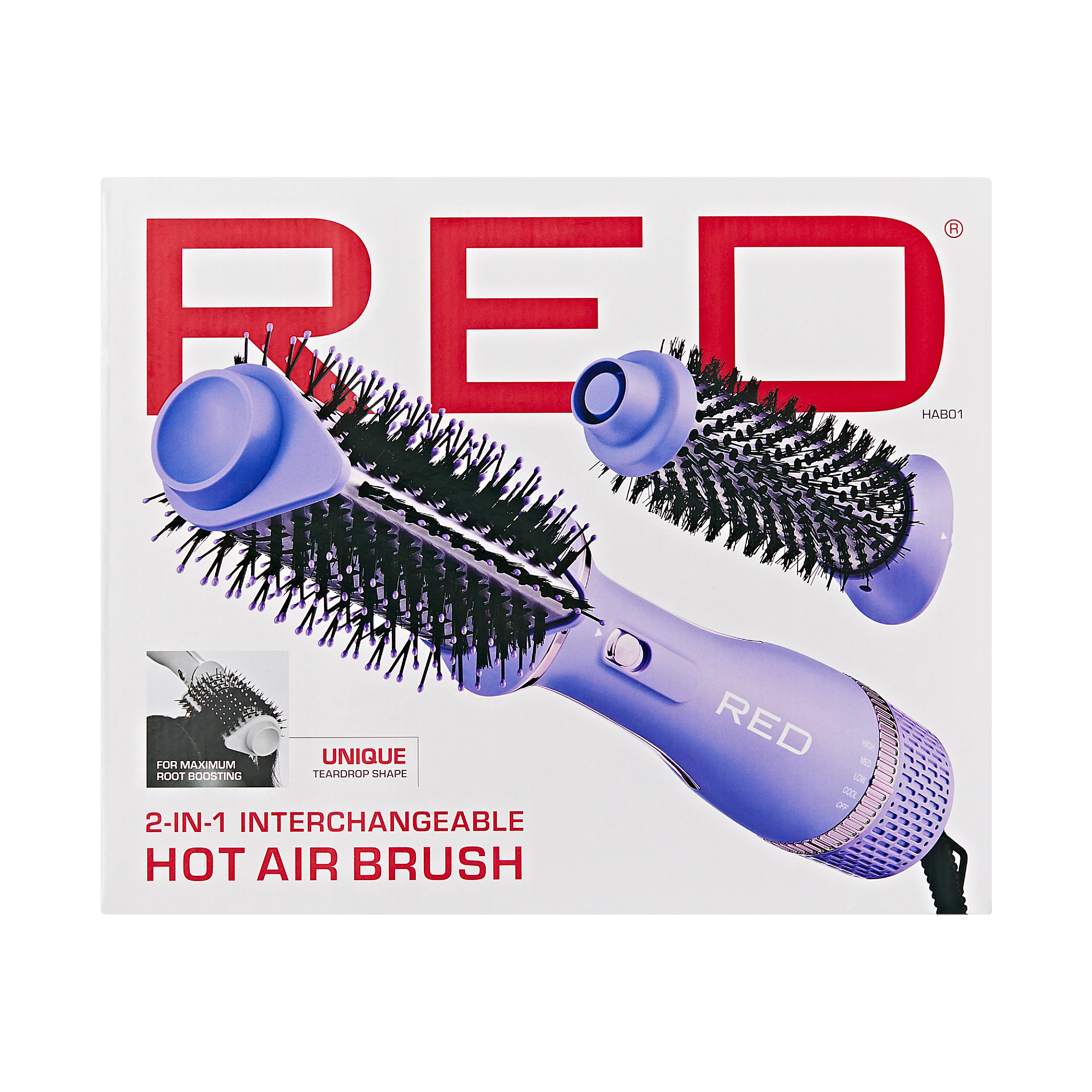 RED by KISS 2-in-1 Hot Air Brush & Volumizer One-Step Blow Dryer Styler - Image 9