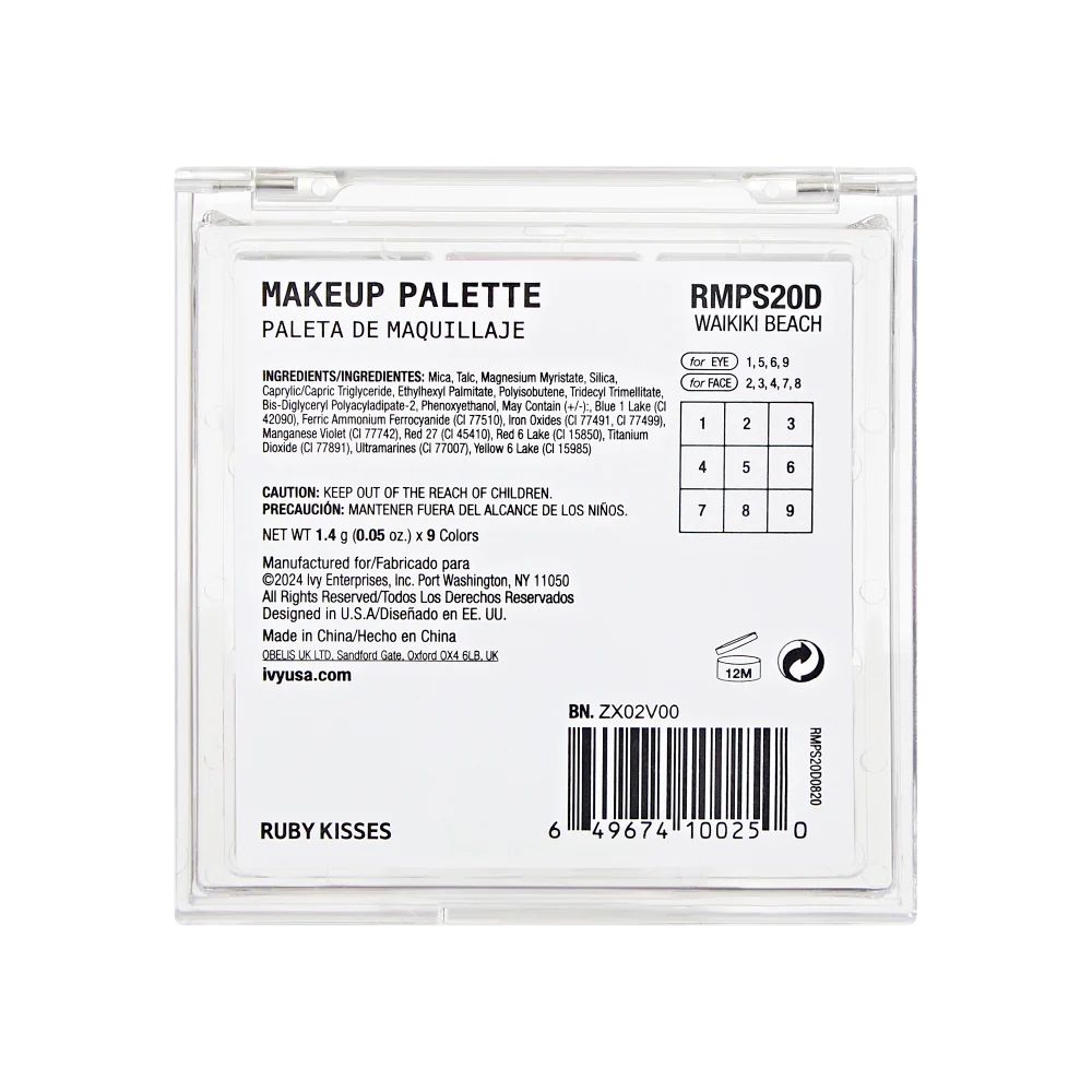 Ruby Kisses 2-in-1 Makeup Palette - Image 27