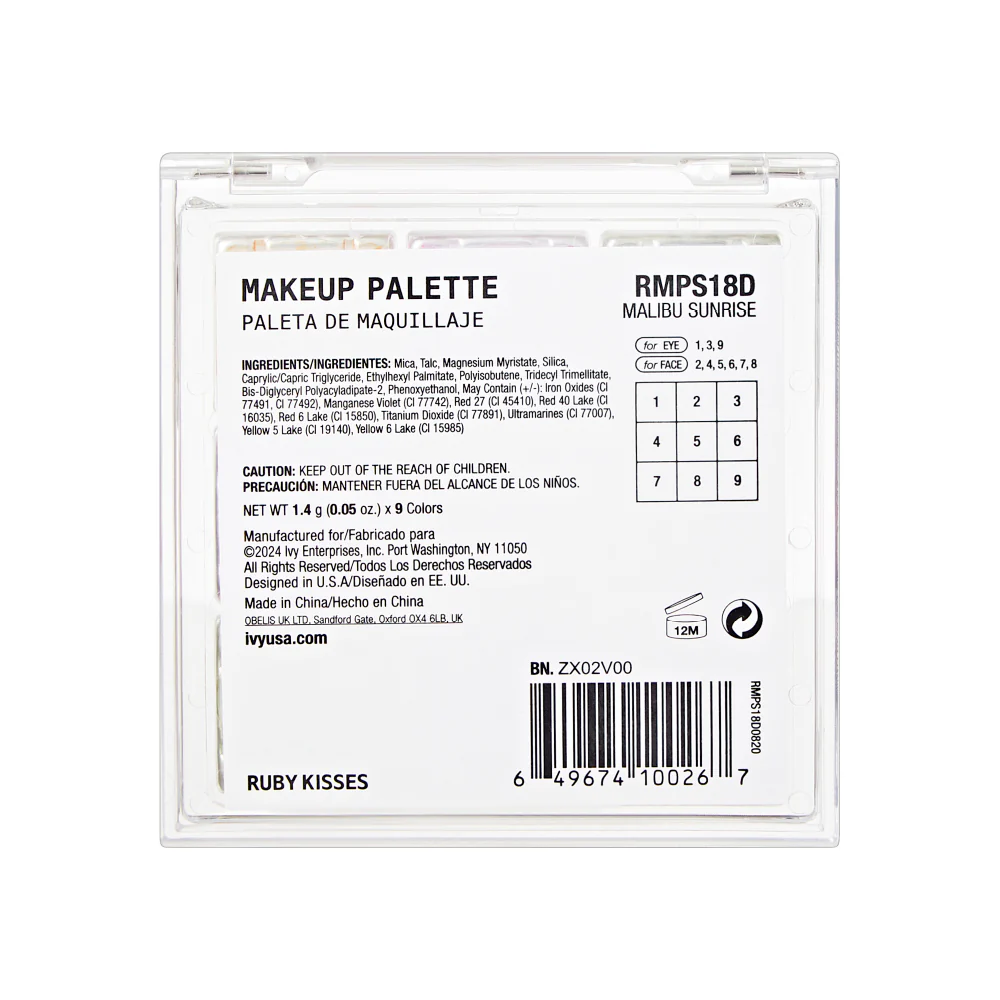 Ruby Kisses 2-in-1 Makeup Palette - Image 28
