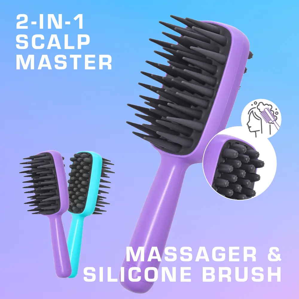 RED by KISS 2-in-1 Scalp Massager & Shampoo Brush - Image 10