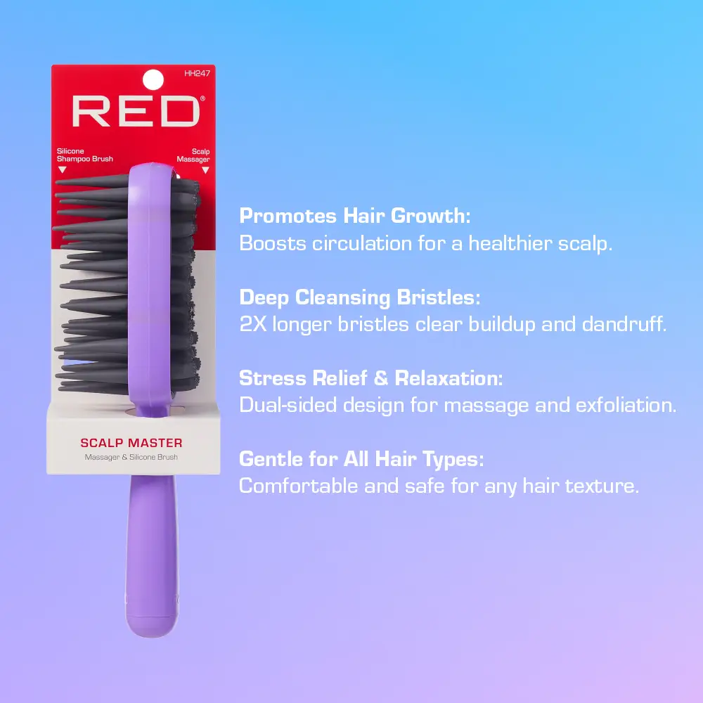 RED by KISS 2-in-1 Scalp Massager & Shampoo Brush - Image 3
