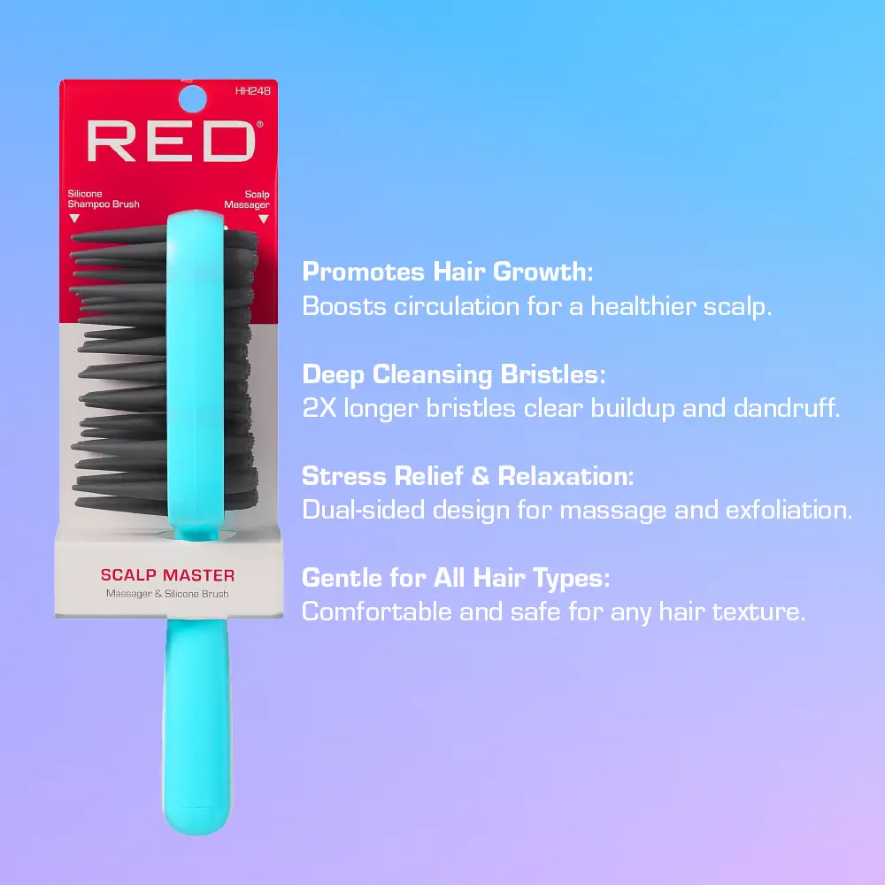 RED by KISS 2-in-1 Scalp Massager & Shampoo Brush - Image 6