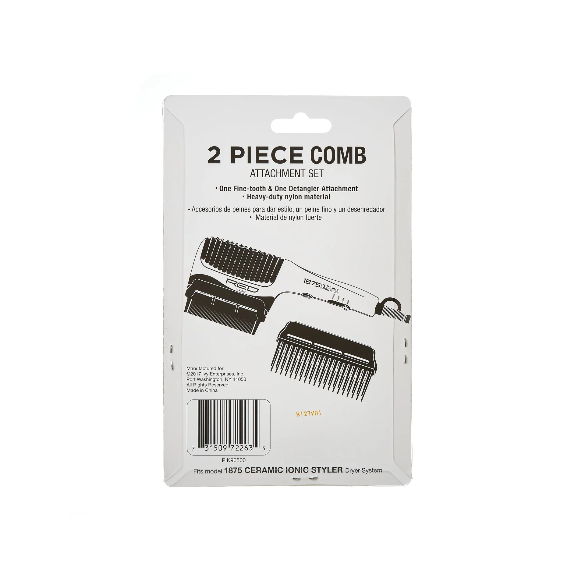 RED by KISS 2 Piece Detangler Pik Set - Image 6
