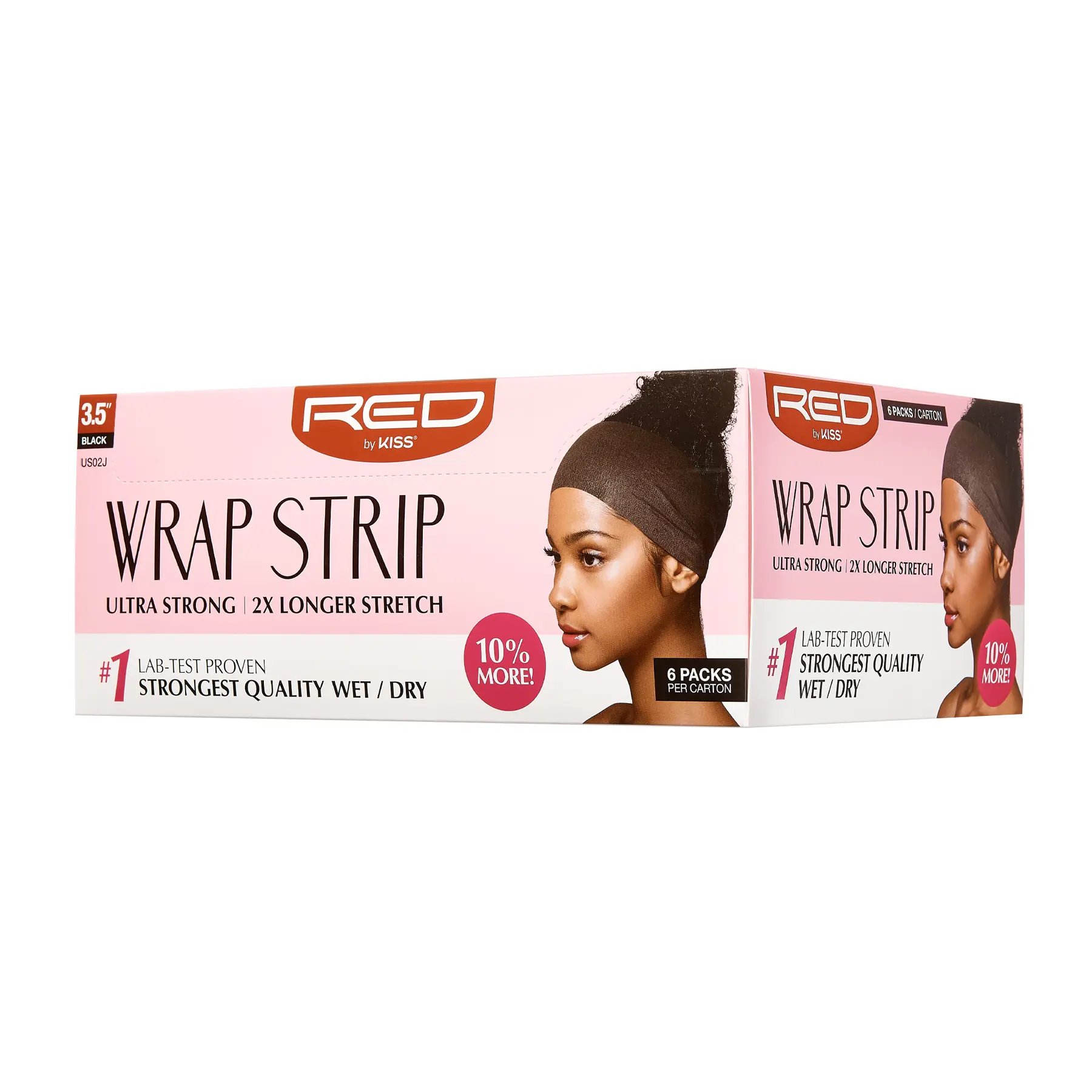 RED by KISS 3.5" Wrap Strips Ultra Strong 2x Longer Stretch - Image 10