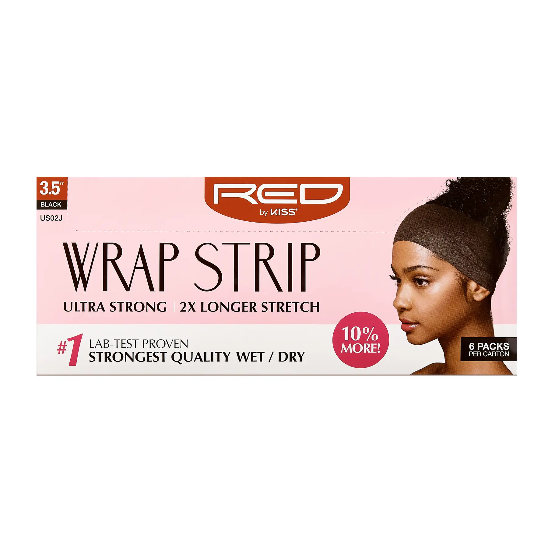 RED by KISS 3.5" Wrap Strips Ultra Strong 2x Longer Stretch - Image 3