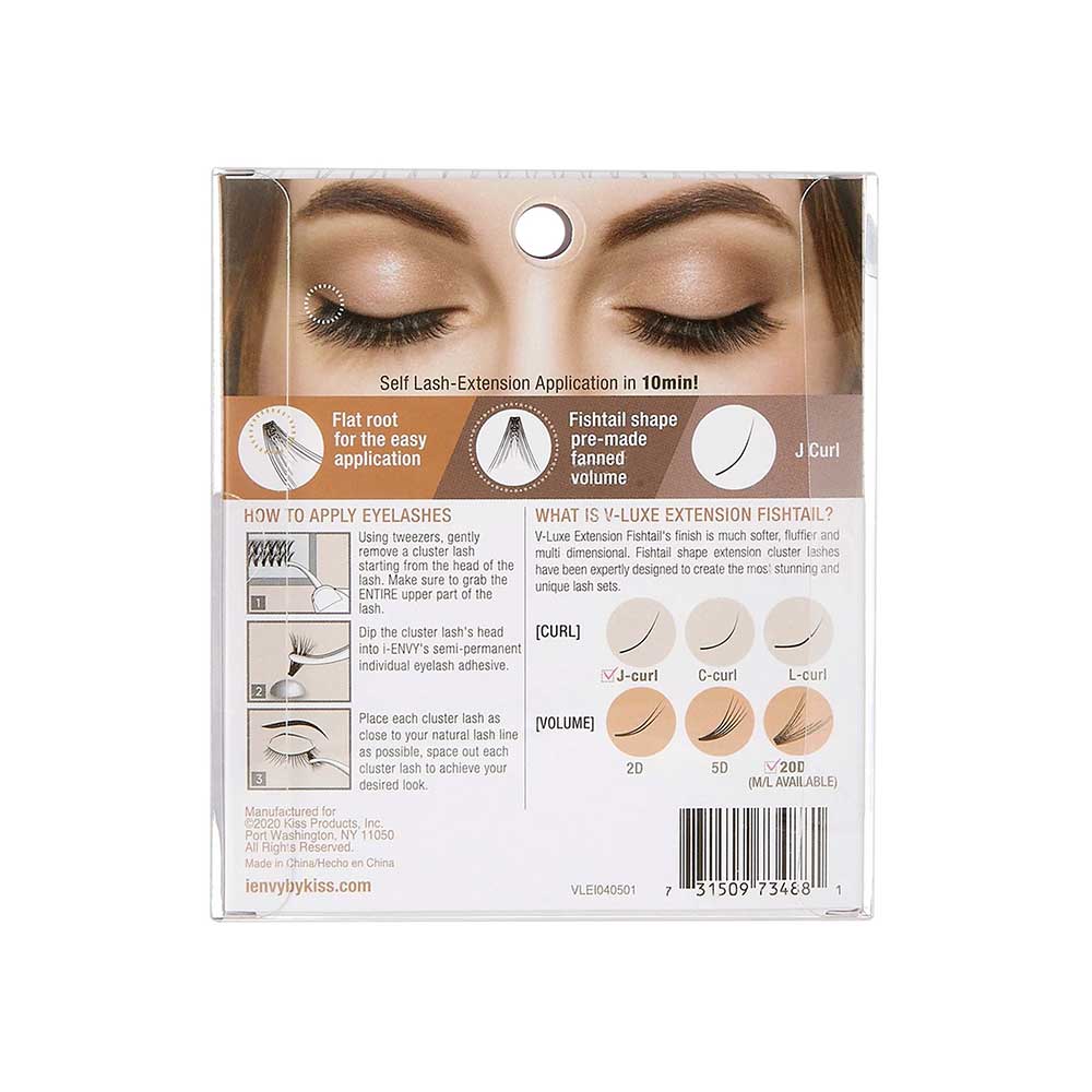 VLuxe By i•ENVY 30D Cluster Lash Extension Lashes - Image 12