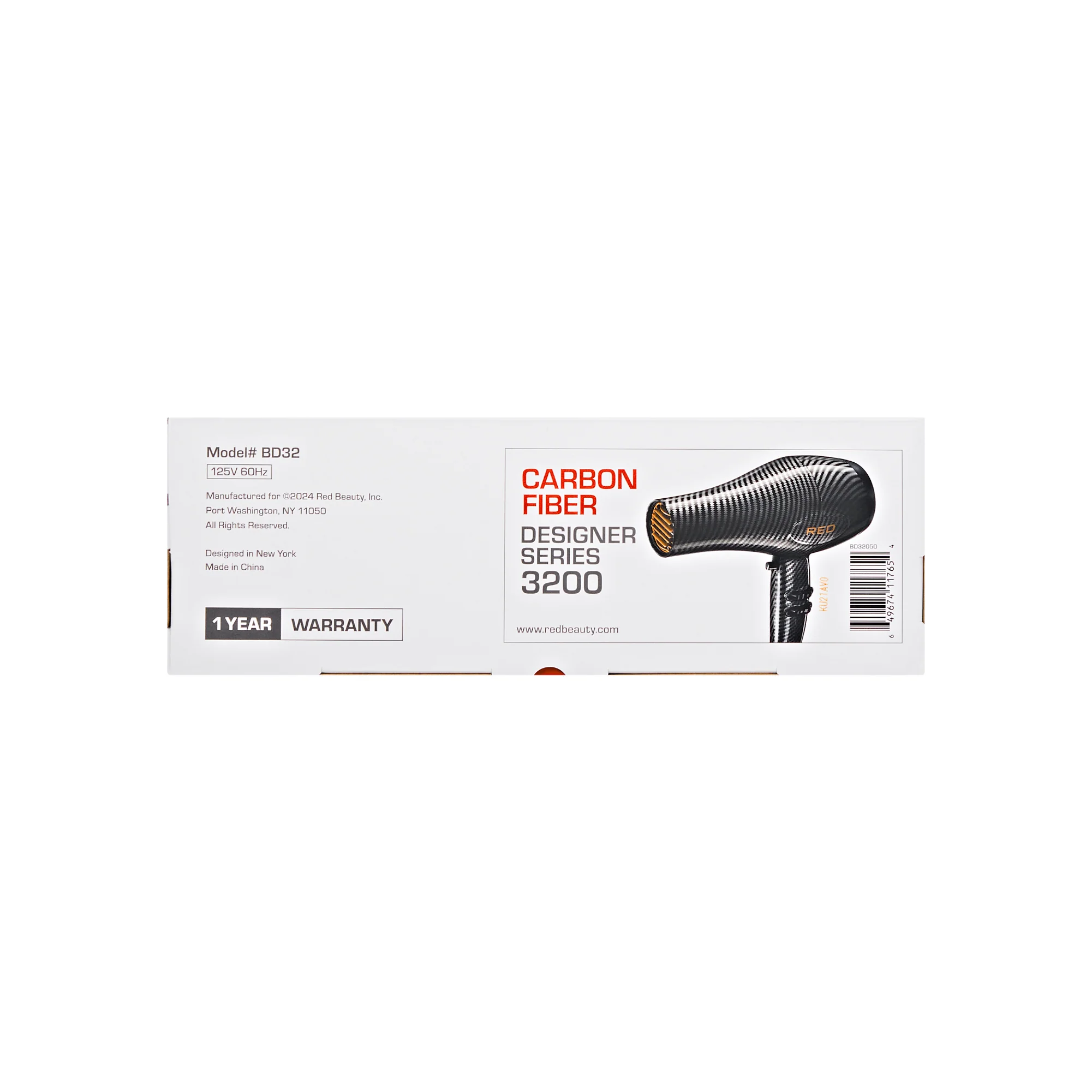 RED by KISS 3200 Detangler Hair Dryer 3 Styling Attachments - Image 18