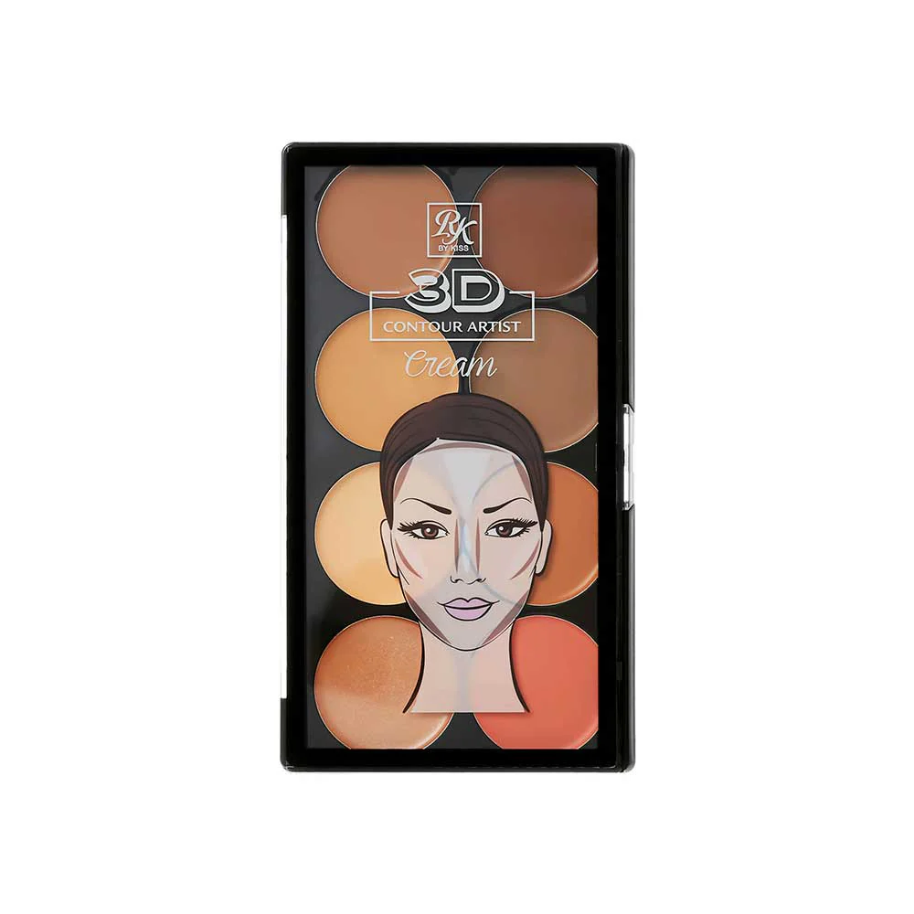 Ruby Kisses 3D Contour Cream Multi-Palette With Highlighter & Blush - Image 2