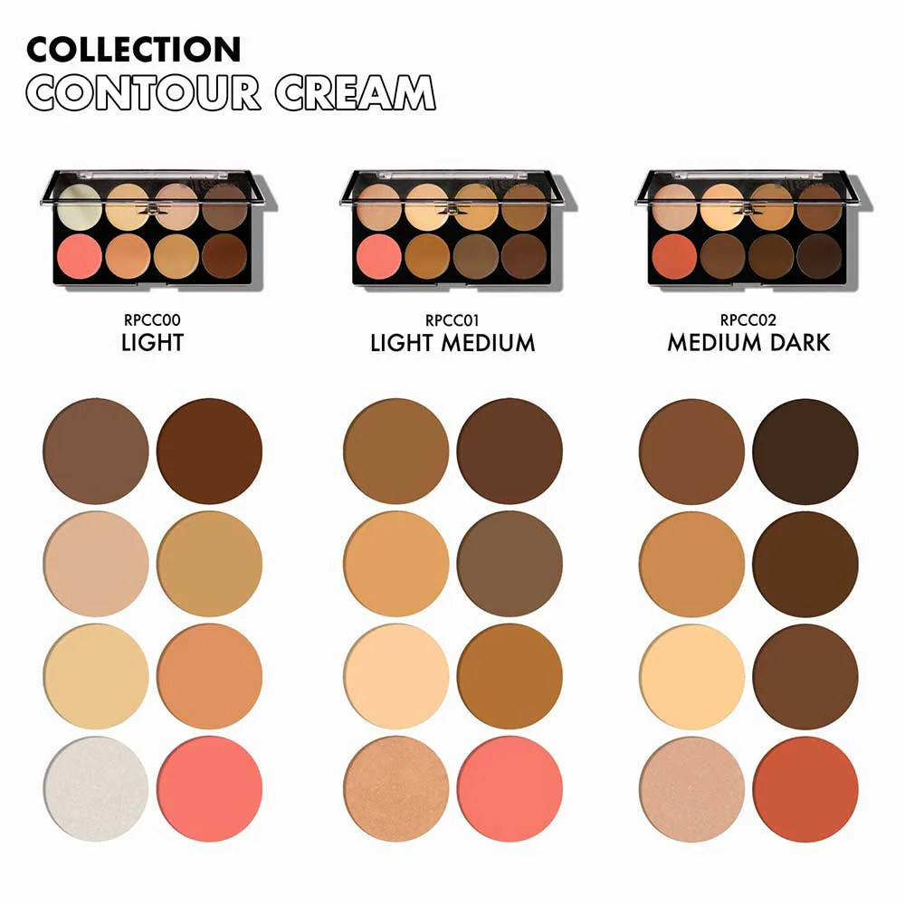Ruby Kisses 3D Contour Cream Multi-Palette With Highlighter & Blush - Image 25