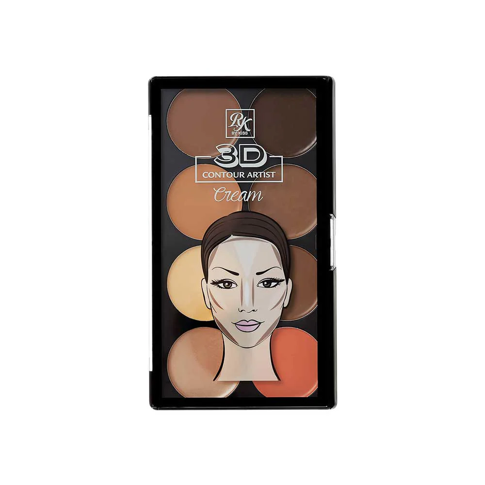 Ruby Kisses 3D Contour Cream Multi-Palette With Highlighter & Blush - Image 3