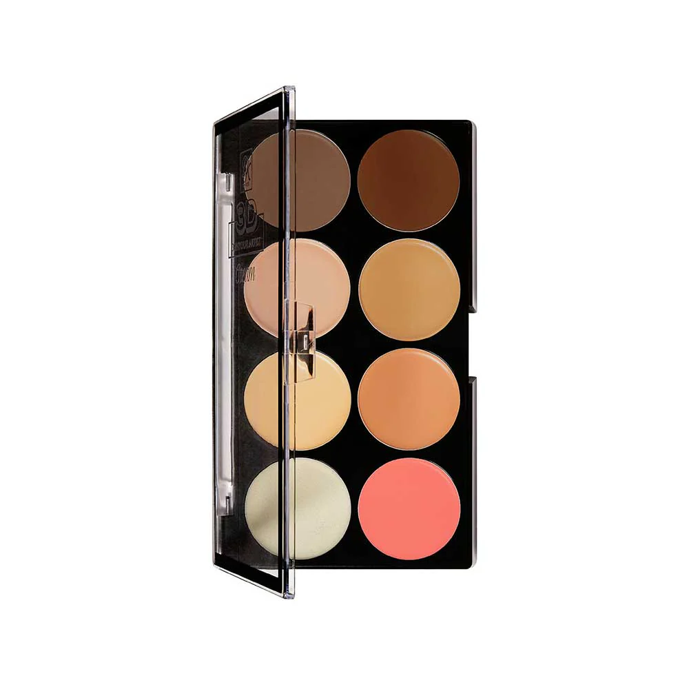 Ruby Kisses 3D Contour Cream Multi-Palette With Highlighter & Blush - Image 4