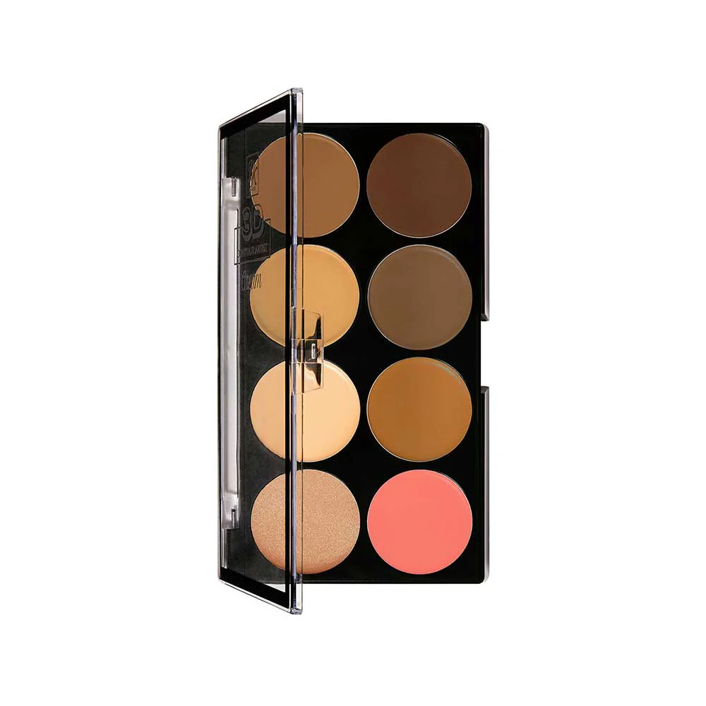 Ruby Kisses 3D Contour Cream Multi-Palette With Highlighter & Blush - Image 5