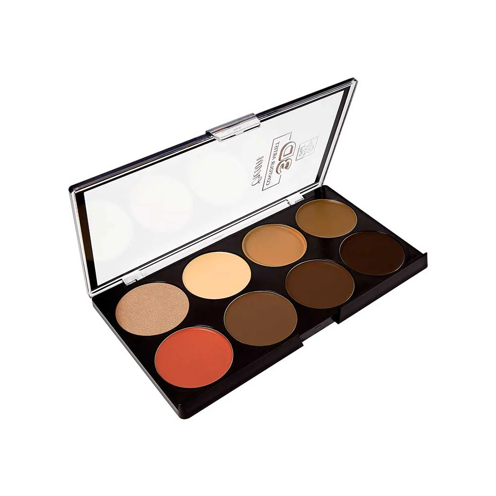 Ruby Kisses 3D Contour Cream Multi-Palette With Highlighter & Blush - Image 9