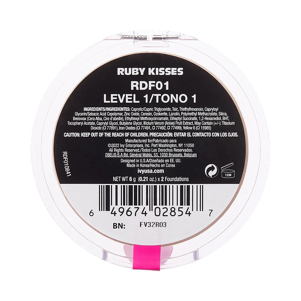Ruby Kisses Cream Foundation Duo 3D Face Creator - Image 19