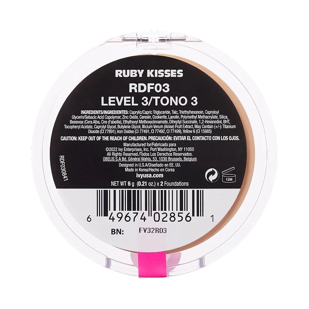 Ruby Kisses Cream Foundation Duo 3D Face Creator - Image 21