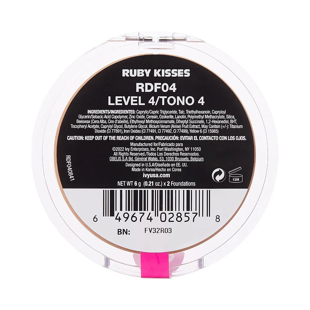 Ruby Kisses Cream Foundation Duo 3D Face Creator - Image 22