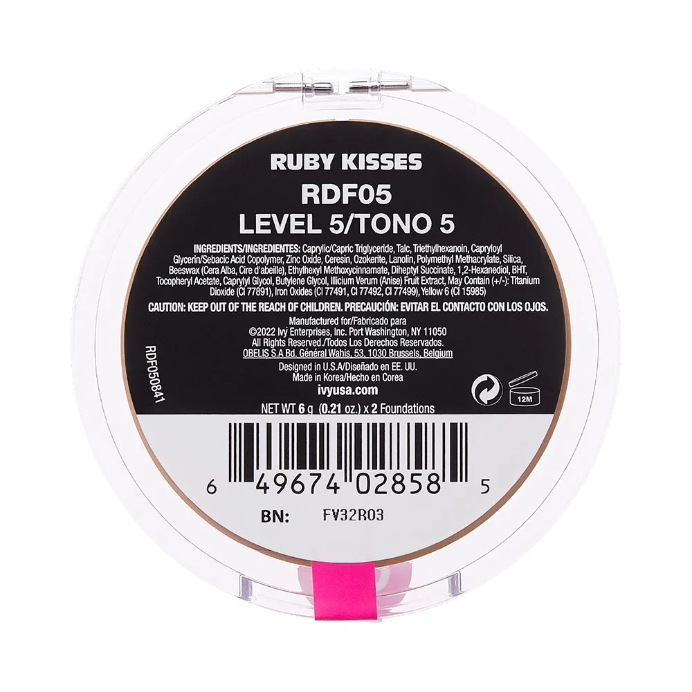 Ruby Kisses Cream Foundation Duo 3D Face Creator - Image 23