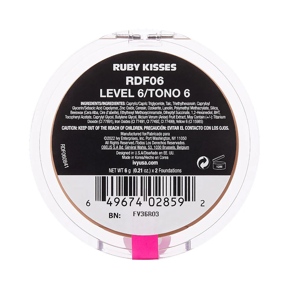 Ruby Kisses Cream Foundation Duo 3D Face Creator - Image 24