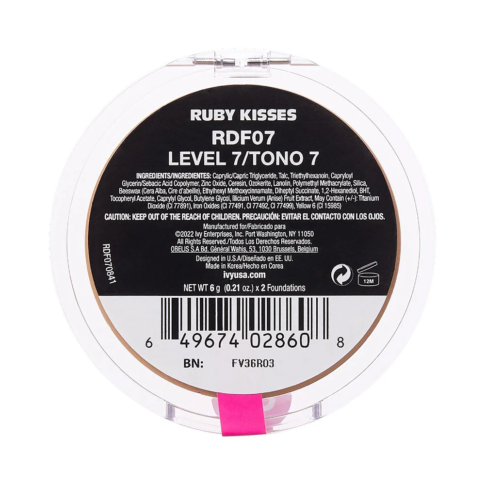 Ruby Kisses Cream Foundation Duo 3D Face Creator - Image 25