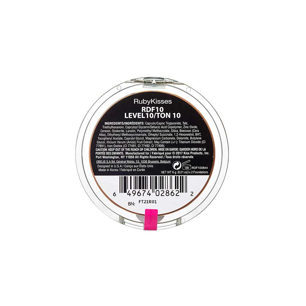 Ruby Kisses Cream Foundation Duo 3D Face Creator - Image 36