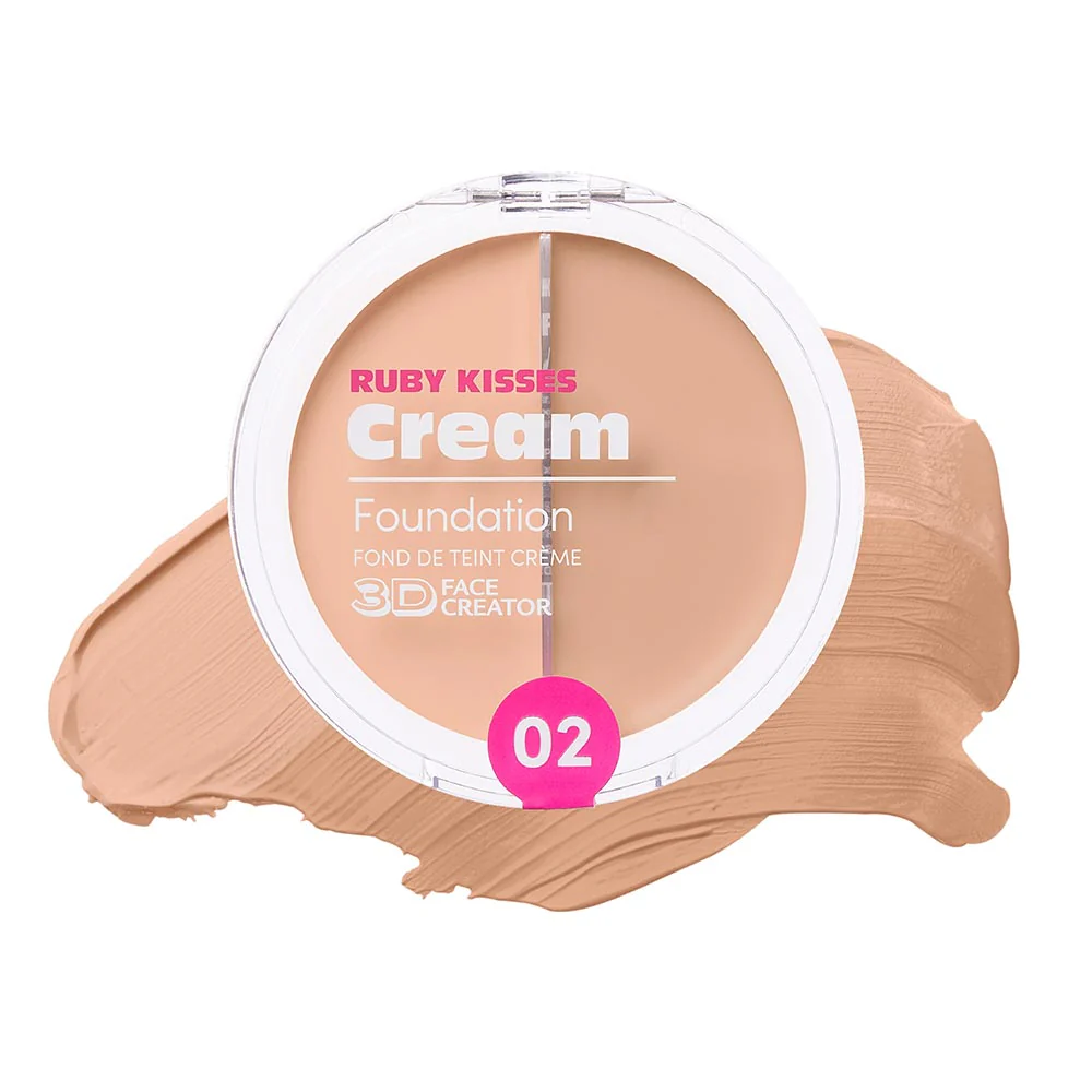 Ruby Kisses Cream Foundation Duo 3D Face Creator - Image 4