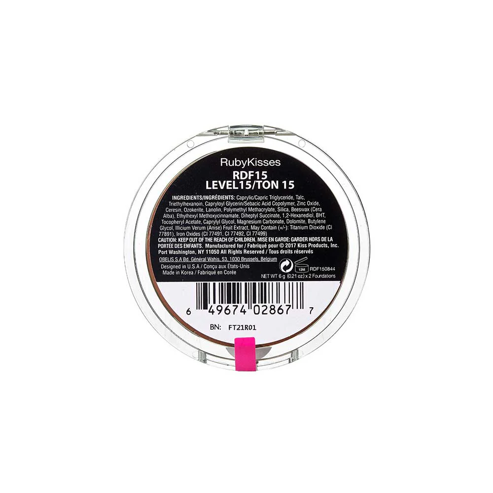 Ruby Kisses Cream Foundation Duo 3D Face Creator - Image 69