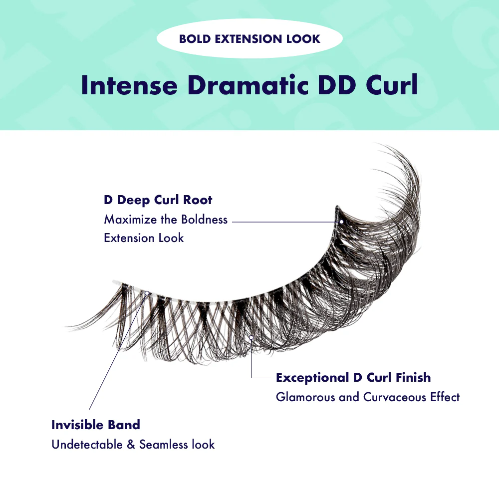I-ENVY 3D Flick'd Strip Lashes - DD Curl - Image 11