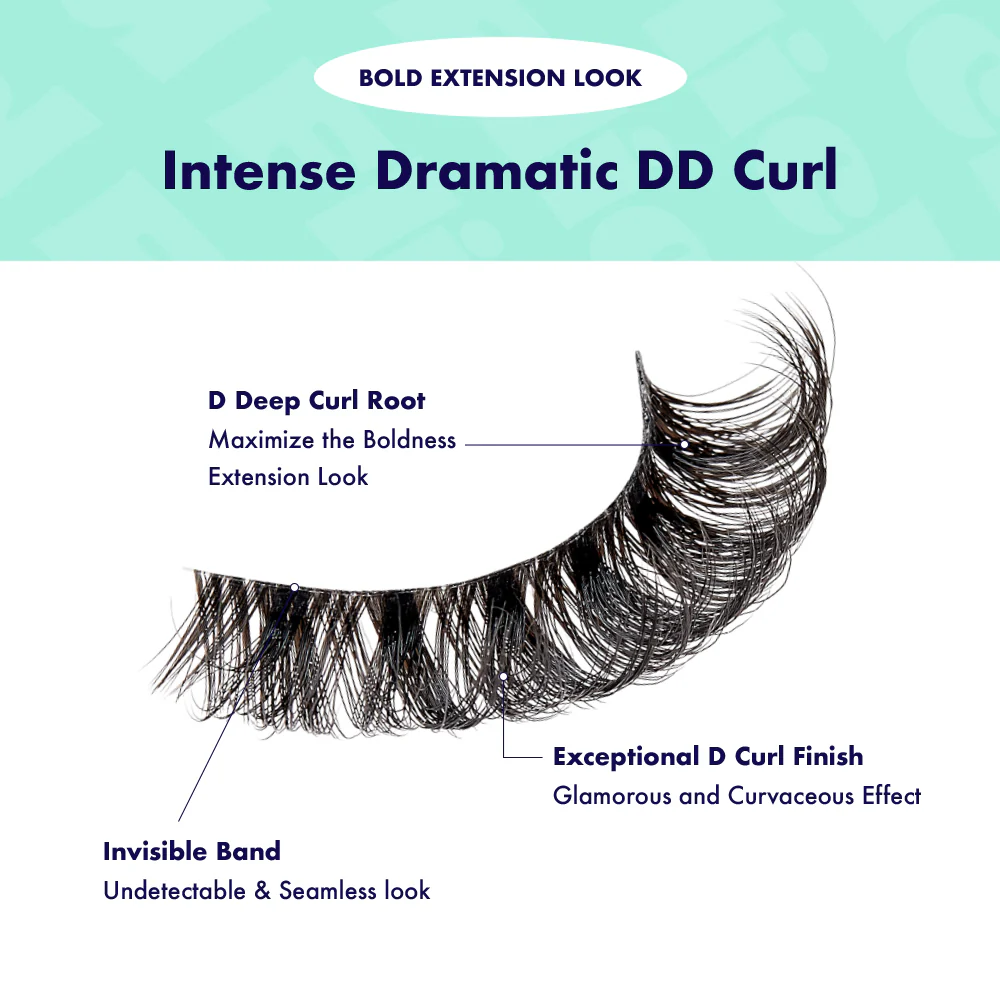 I-ENVY 3D Flick'd Strip Lashes - DD Curl - Image 12