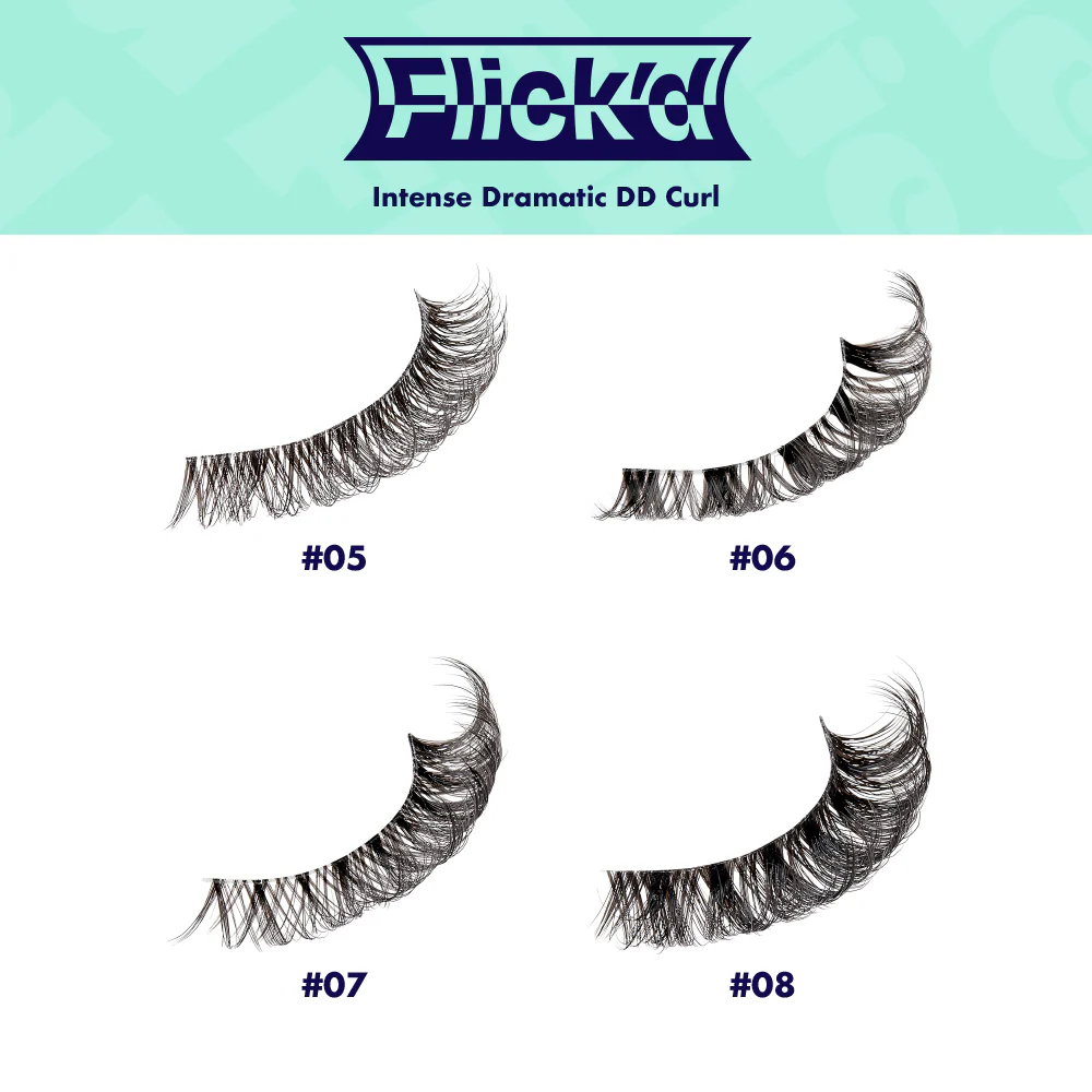 I-ENVY 3D Flick'd Strip Lashes - DD Curl - Image 14