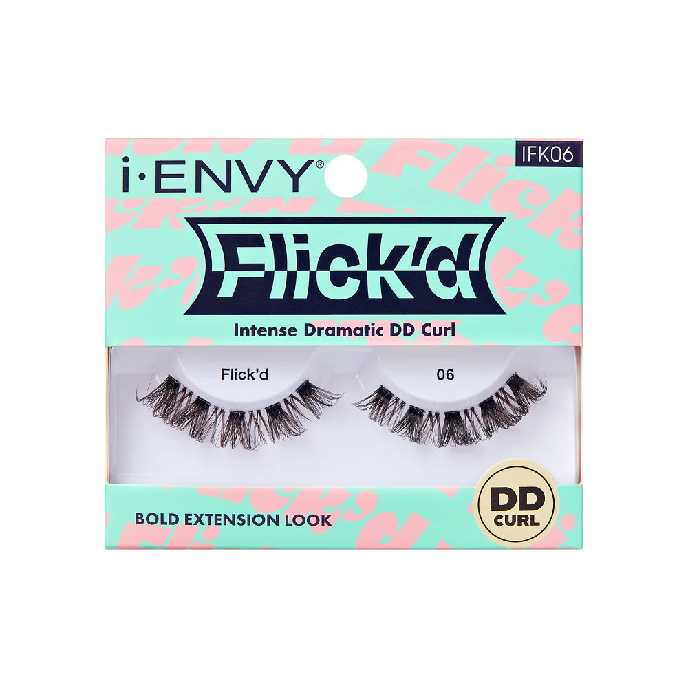 I-ENVY 3D Flick'd Strip Lashes - DD Curl - Image 2