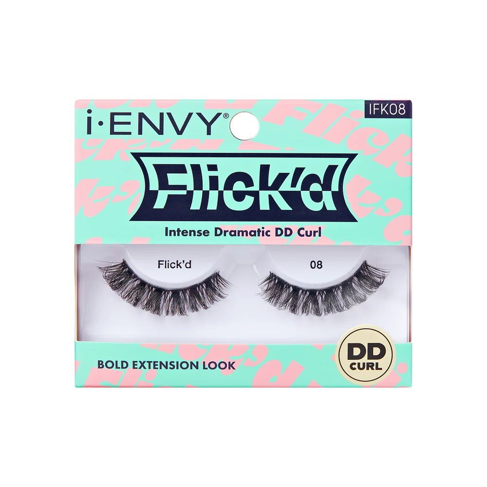I-ENVY 3D Flick'd Strip Lashes - DD Curl - Image 4