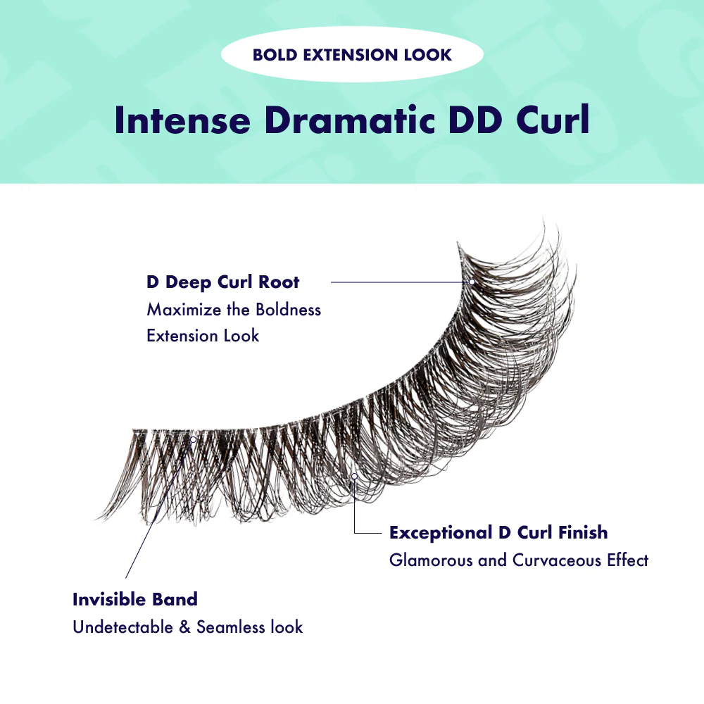 I-ENVY 3D Flick'd Strip Lashes - DD Curl - Image 9
