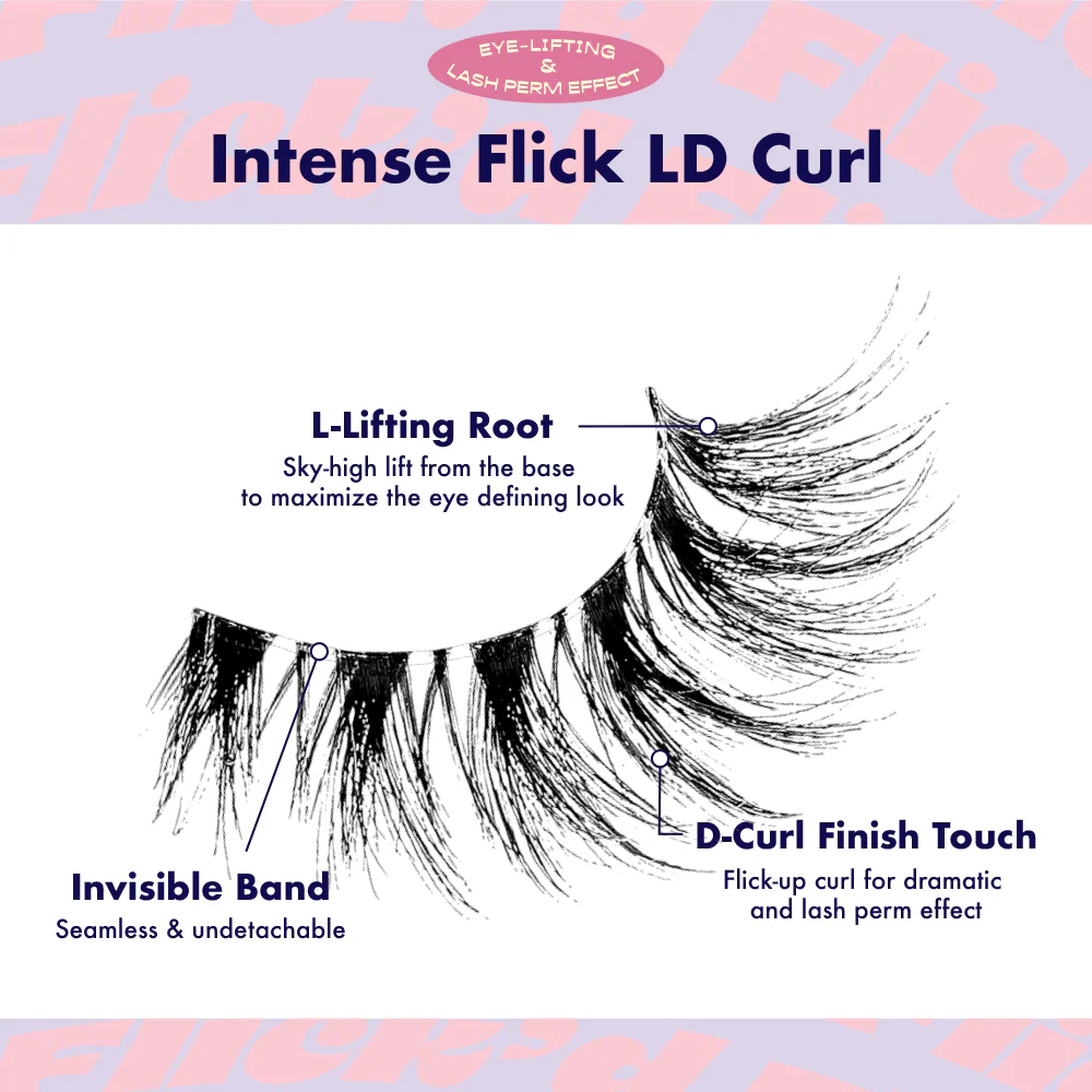 I-ENVY 3D Flick'd Strip Lashes - LD Curl - Image 10