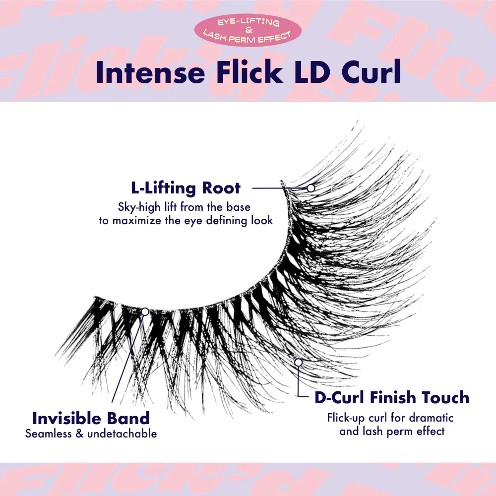 I-ENVY 3D Flick'd Strip Lashes - LD Curl - Image 17
