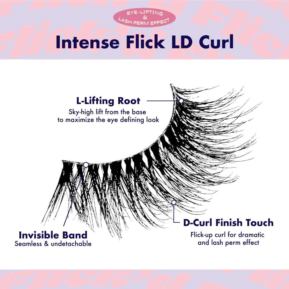 I-ENVY 3D Flick'd Strip Lashes - LD Curl - Image 24