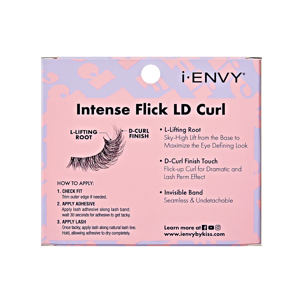I-ENVY 3D Flick'd Strip Lashes - LD Curl - Image 6