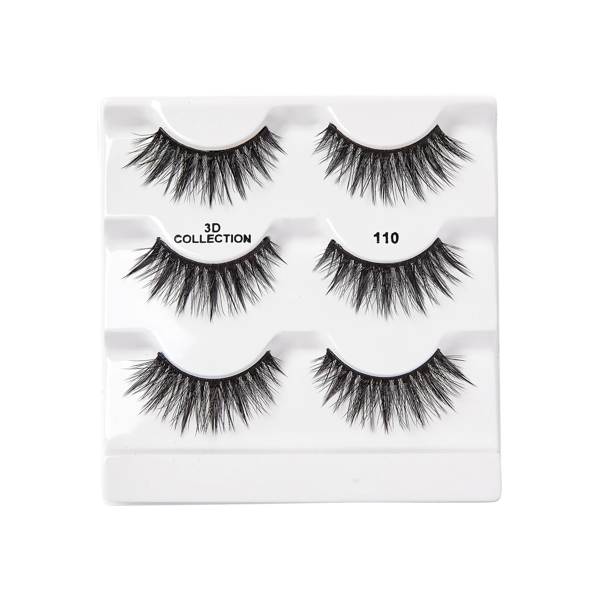 I-ENVY 3D Strip Lashes, 3 Pairs Fluffy & Wispy Volume False Eyelashes with Clear Band - Image 44