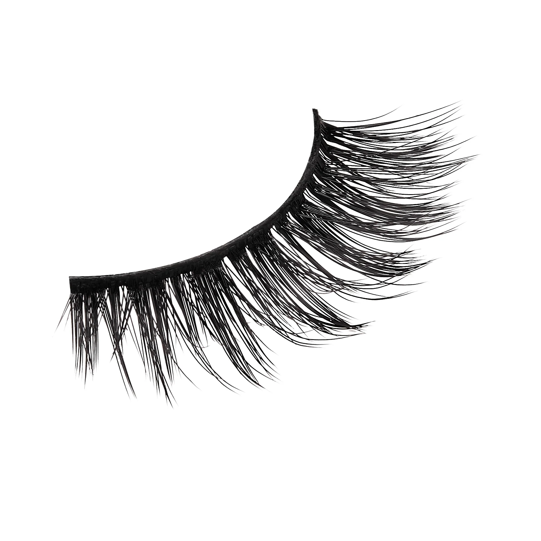 I-ENVY 3D Strip Lashes, 3 Pairs Fluffy & Wispy Volume False Eyelashes with Clear Band - Image 46