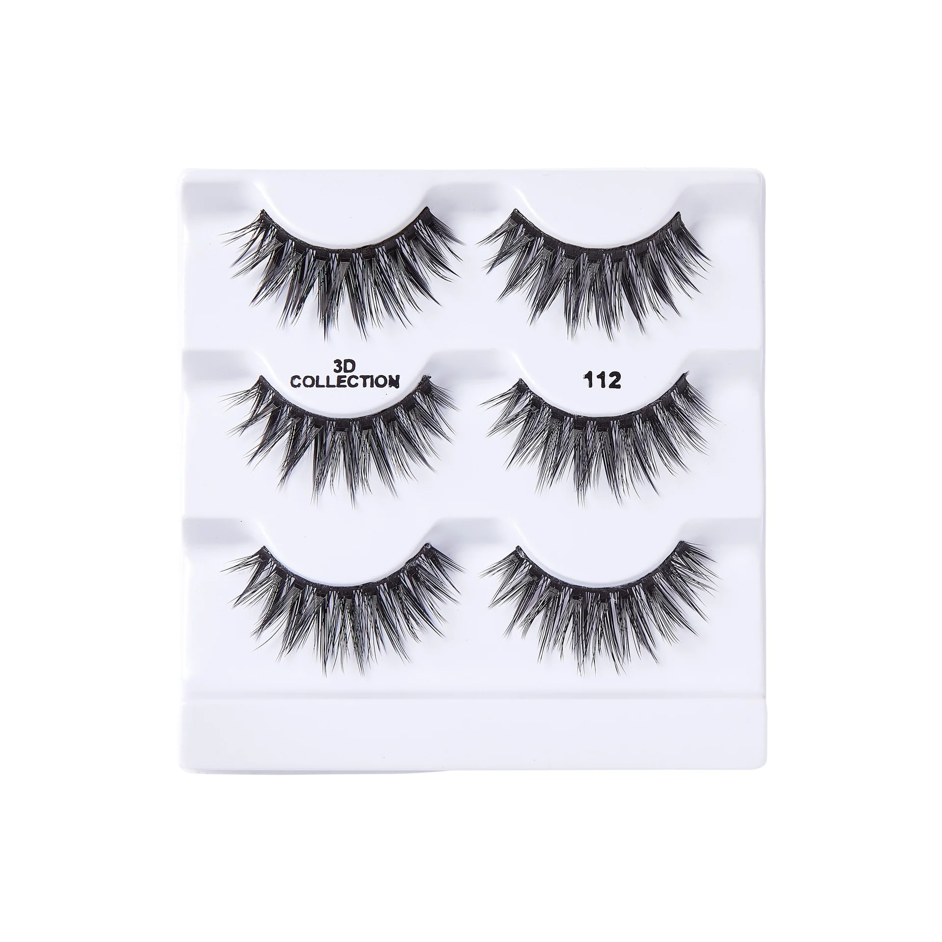 I-ENVY 3D Strip Lashes, 3 Pairs Fluffy & Wispy Volume False Eyelashes with Clear Band - Image 54
