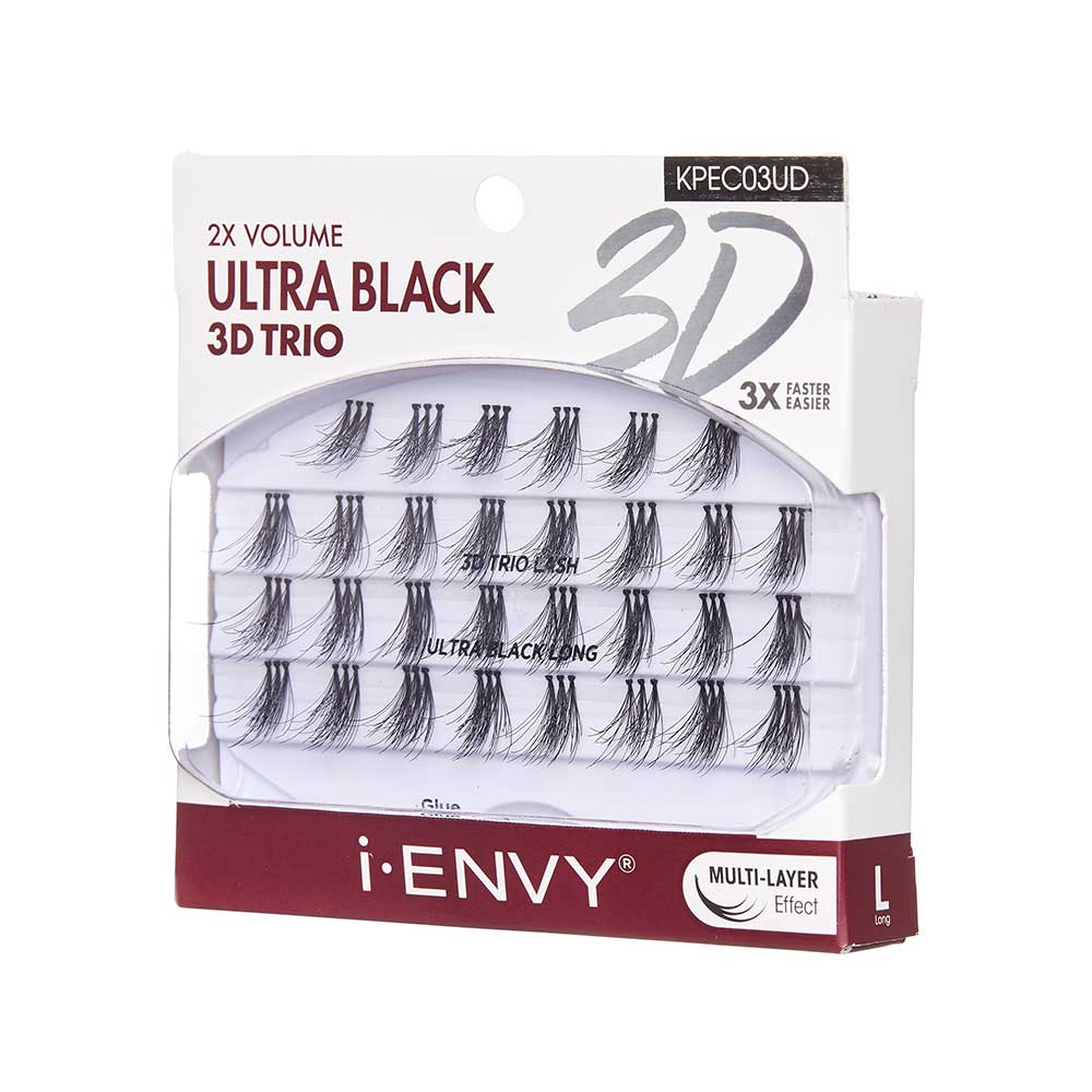 I-ENVY 3D Trio Lash Ultra Black Cluster Lash - Image 11