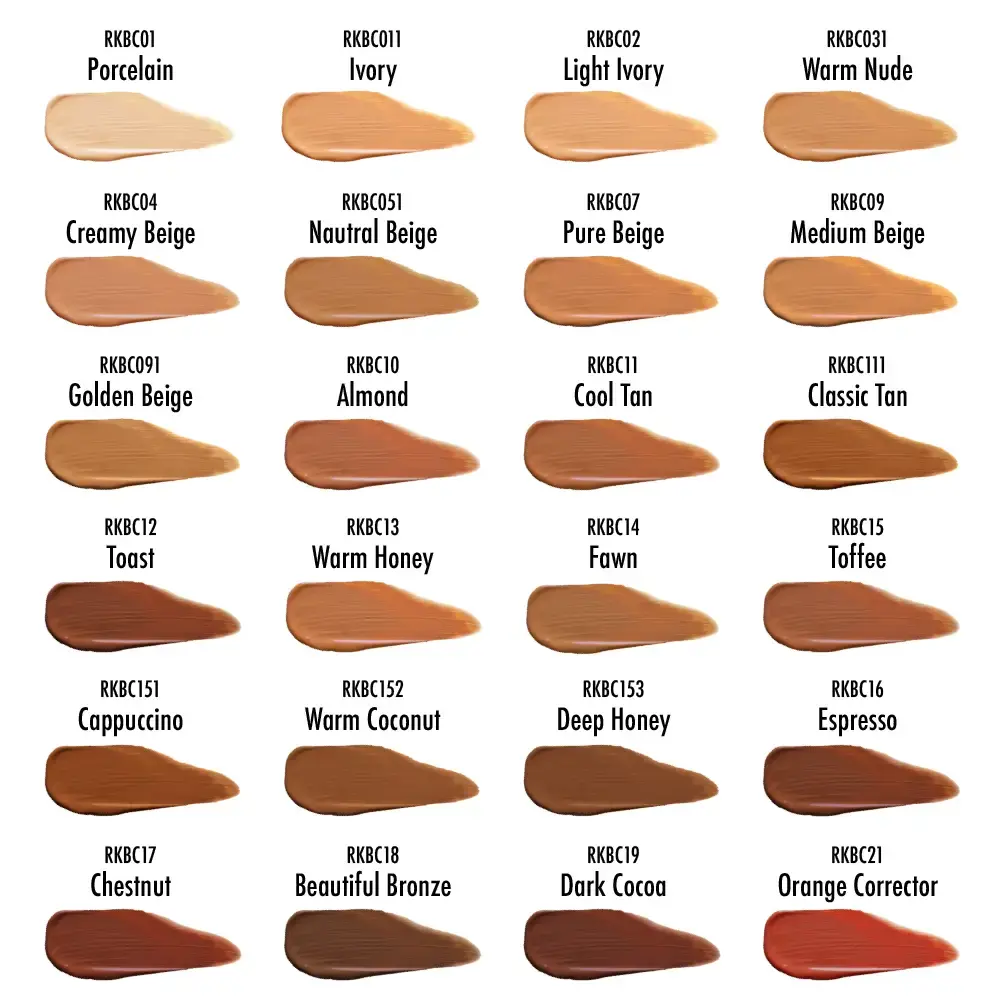 Ruby Kisses 4-In-1 Full Coverage Concealer with Brush Tip - Image 128