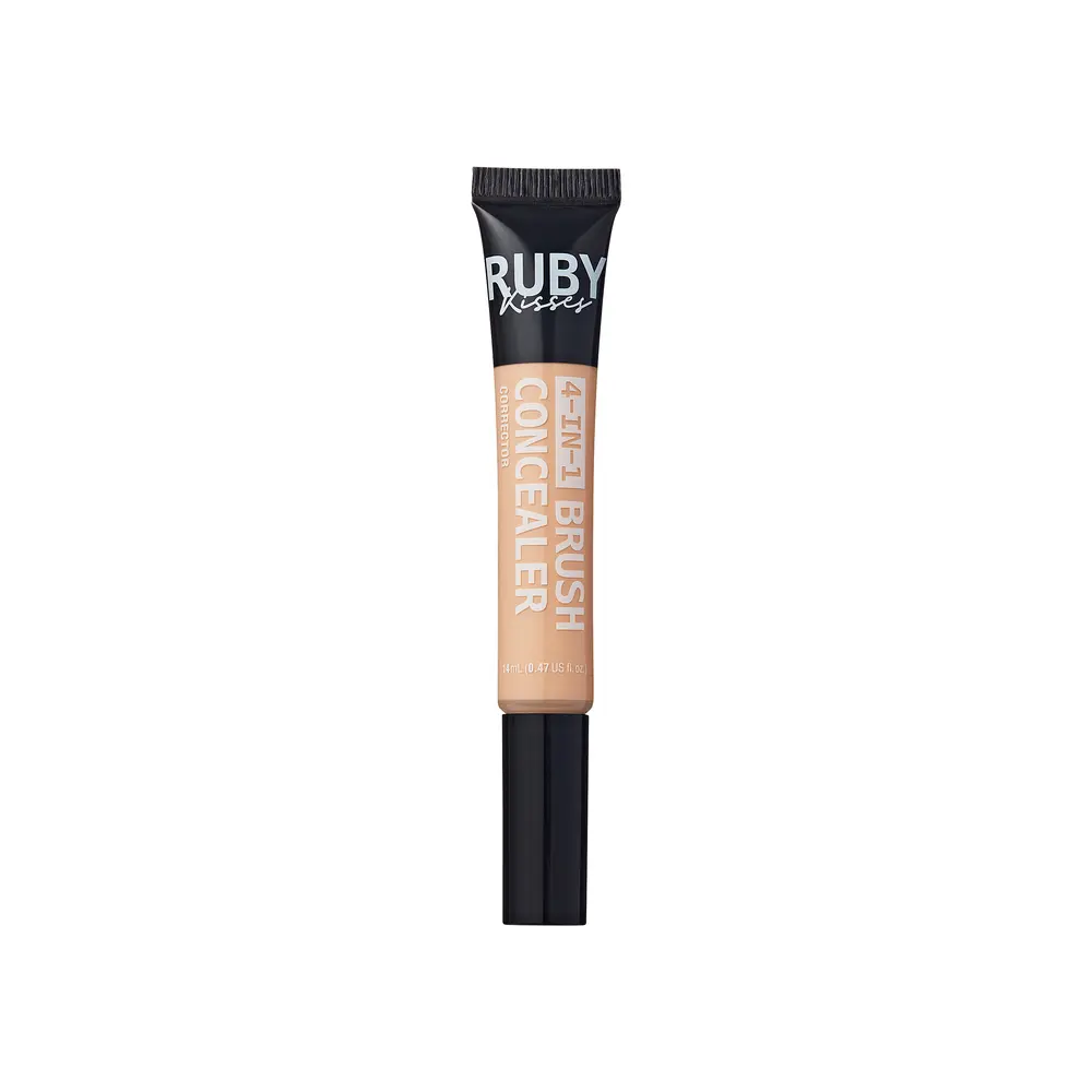 Ruby Kisses 4-In-1 Full Coverage Concealer with Brush Tip - Image 140